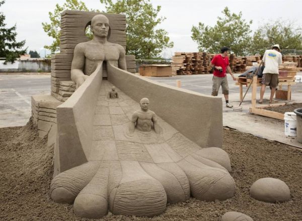 Скульптуры из песка. Конкурс в фотографиях